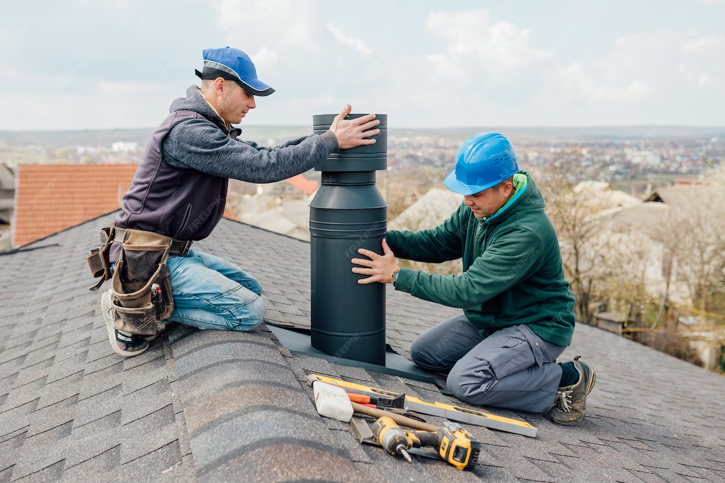CHIMNEY CAP INSTALLATION